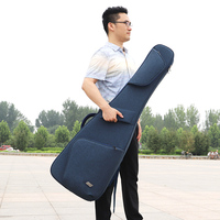 Sac de guitare basse électrique étanche personnalisé sac de concert de guitare basse rembourré de mousse double bretelles étui de guitare basse sof