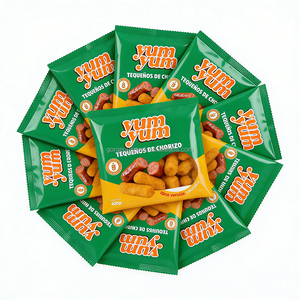 Bolsas de plástico para impresión de empaques, bolsas de aluminio con sellado trasero, bolsas para empaques de alimentos, bolsas para snacks, sobres para chips de plátano - Product Image 1