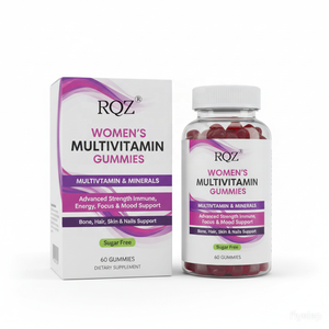 Gummies <span class=keywords><strong>multivitamin</strong></span>ées pour femmes adultes en gros, 60 gummies/flacon |   Gummies sans sucre pour le soutien immunitaire, énergétique, capillaire et cutané – 2 gummies par jour - Product Image 2