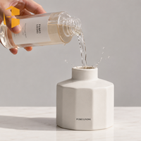 FUBEI LIVING Diffuseur de parfum d'ambiance en céramique à facettes de luxe avec logo personnalisé, coffret cadeau avec flacon de recharge d'huile, vente en gros