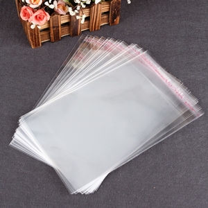 Clear Self-adhesive Cello Cellophane Bag Self Sealing Small Plastic Bags for Candy Packing Resealable Cookie Packaging Bag Pouch