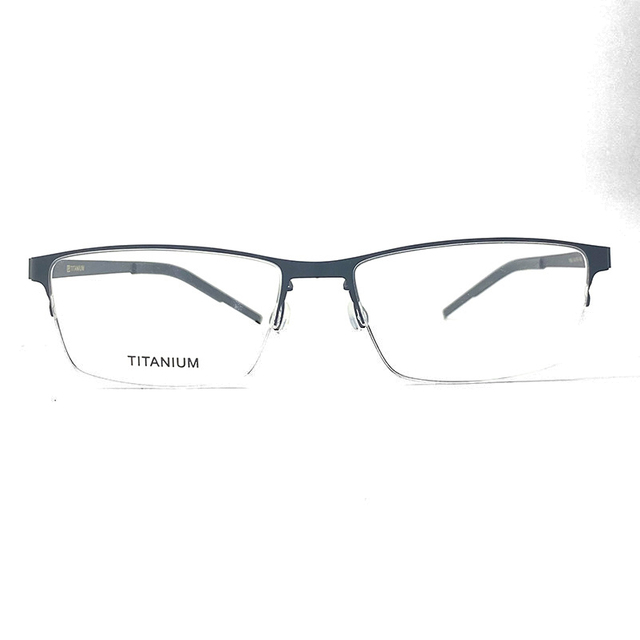 7406 Best Sale Pure Titanium High-End Optical Glasses Frame Square Lightweight Vintage Style Prescription Eyewear In-Stock