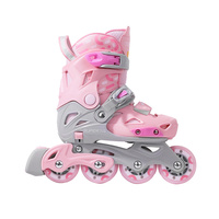 Avec CNC Support en plastique monobloc de haute qualité en ligne sans clignotant Patins à roulettes pour les sports de plein air