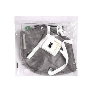 Masker Anti-Bau Formaldehida dengan Katup Pernapasan Karbon Aktif, Kain Non-woven 3-Lapisan Sekali Pakai 9542V Asli Original - Product Image 4