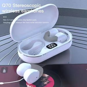 New Upgraded Stereo HiFi TWS Q70 Sport Wireless Earphone Waterproof Ear Clip Handsfree <b>Gaming</b> Headphone - Product Image 2