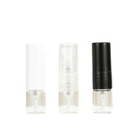 Botol Sampel Kaca Transparan 1ml Portabel, Botol Isi Ulang Parfum Mini Tipe Tekan dan Botol Penetes untuk Krim Mata