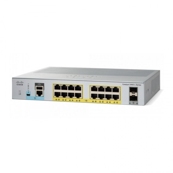 Used WS-C2960L-16TS-LL Cisco Catalyst 2960 Series 16 Port Gigabit Ethernet Switch