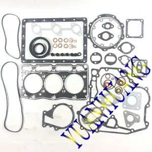 D1105 engine gasket kit D1105 overhaul full gasket set cylinder head gasket cover crankshaft seal For KUBOTA D1105 engine