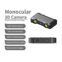 Caméra 3D à lumière structurée binoculaire 6-3 pour vision robotique, compatible ROS, haute précision 0,01 mm pour la vision 3D industrielle