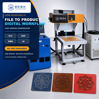 Machine de marquage laser CO2 industrielle pour la production en série de tiges de chaussures, découpe et gravure de précision rapide 800 x 800 mm