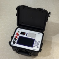 20A 10A 5A 1A 200mA 100mA ≤10mA Penguji Resistansi Gulungan Transformator DC 6 Tingkat Arus Resolusi 0.1μΩ Penyimpanan Data LCD
