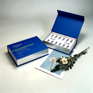 Custom Packaging Box, Magnetic Flip-top Cover <strong>Book</strong>-shaped Box, Freeze-dried Powder <strong>Essential</strong> Oil Beauty Gift <strong>Book</strong> - Product Image 5