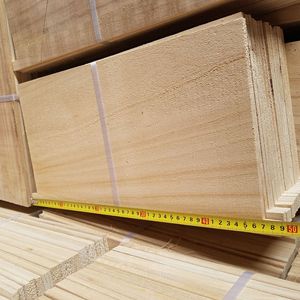 Paulownia Wood Panel <b>Wall</b> <b>Mounted</b> <b>Shelves</b> Rectangle Horizontal Living Room Storage Neatening BH-48 Shandong Origin - Product Image 4