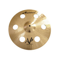 Pack de 7 Cymbales Professionnelles Arborea Série AP en Matériau B20, 9kg, Diamètre 50cm pour Batterie