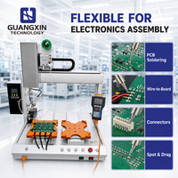 Nouveau robot de soudage automatique Guangxin industriel 4 axes 1000W avec contrôle de température et alimentation en fil pour l'assemblage électronique