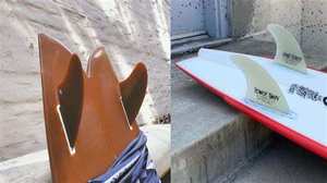 Très réactif et configuration rapide Ailerons gauche et droit Ailerons latéraux de <span class=keywords><strong>surf</strong></span> Ailerons jumeaux de quille pour planche de <span class=keywords><strong>surf</strong></span> FishBoard pour grosses vagues - Product Image 6