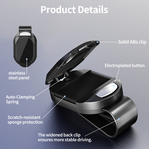 Nuovissimo Clip Porta Occhiali da Sole per Auto Universale, Supporto Portatile per Biglietti e Carte, Accessori Auto - Product Image 4