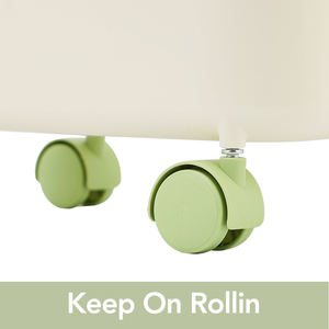 Conteneur de stockage d'aliments pour animaux de compagnie avec roues Grande poubelle à croquettes pour chiens de grande capacité en matériau PP Mangeoire pour animaux de compagnie pour petits animaux - Product Image 5