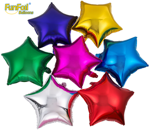 Nuovo arrivo Party globos-al-por-mayor 18 pollici Solid Star Heart Cream Foil <span class=keywords><strong>palloncini</strong></span> solidi per la decorazione della festa - Product Image 3