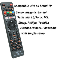 Control Remoto Universal Infrarrojo para TV HUAYU RM-L1130+X PLUS, Precio al por Mayor, para Todas las Marcas de Televisores
