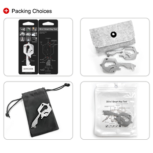 Khóa móc quà tặng doanh nghiệp thiết kế tùy chỉnh logo 20 trong 1, dụng cụ đa năng nhỏ gọn, móc khóa đa chức năng, dụng cụ đa năng - Product Image 5