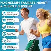 OEM Private Label Magnesium-Taurat-Nahrungsergänzungsmittel Zuckerfreie Gummis für Erwachsene Herz-Kreislauf- und Verdauungsgesundheit Energieproduktion
