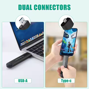 فائق السرعة NVME SATA ثنائي البروتوكول من النوع المزدوج-C USB3.1 M.<span class=keywords><strong>2</strong></span> SSD حاوية Gen <span class=keywords><strong>2</strong></span> مادة M.<span class=keywords><strong>2</strong></span> SSD صندوق ألومنيوم متنقل - Product Image 5