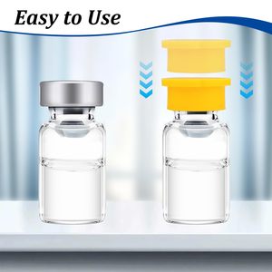 6-Color Silicone Stretch Lid for Peptide Vials & Cosmetics <b>Bottles</b>-High Quality OEM Bulk Wholesale - Product Image 3