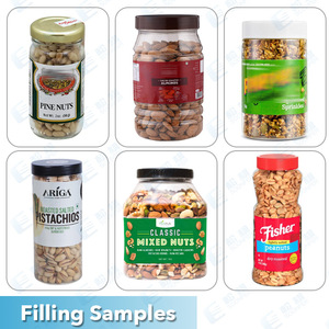 Máquina automática de llenado y tapado de botellas de plástico con tuercas granuladas, línea de producción para fechas Rojas, nueces, almendras, pacanas - Product Image 3