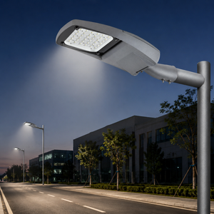 90 bis 160LM W IP65 IK08 LED-Straßenleuchte 15W bis 200W Außenbeleuchtung für Straßen und Autobahnen 50000H Langlebige Lampe - Product Image 1