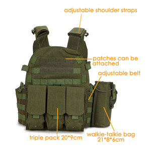 Customizable Multifunctional Modular Tactical Vest Plate Carrier Cordura <b>Security</b> Tactical Gear <b>Equipment</b> - Product Image 3