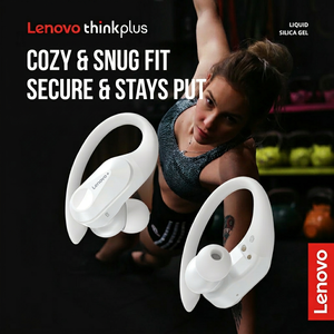 Audífonos Inalámbricos Lenovo <span class=keywords><strong>ThinkPlus</strong></span> LP75 con Bluetooth, Pantalla Digital, Diseño de Gancho, Deportivos, Baja Latencia - Product Image 3