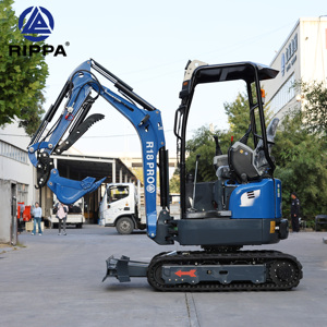 Mini Escavatore RIPPA R18 Macchina da Scavo Approvata CE Macchinari Movimento Terra Micro Digger Cingolato da 1.8 Tonnellate con Benna - Product Image 2