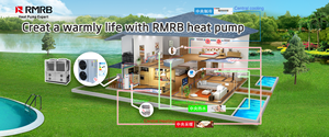 Pompe à chaleur air-eau R290 A+++ 75°C Chauffage eau chaude Refroidissement WiFi 220V 380V OEM - Product Image 5