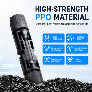 ขั้วต่อแผงโซลาร์เซลล์ทองแดง OLINK OL-PV-<span class=keywords><strong>M</strong></span> ป้องกันน้ำ IP67 รองรับแรงดันไฟฟ้า 1000V 1500V DC 30A แบบตัวผู้และตัวเมีย ใช้ร่วมกับ <span class=keywords><strong>MC</strong></span> 4 ได้ - Product Image 3