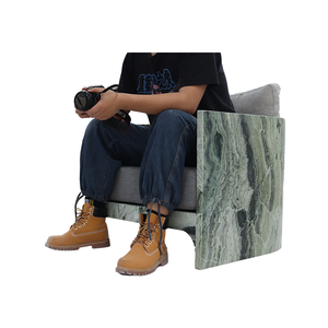 Canapé simple de luxe confortable en velours et marbre massif Le <span class=keywords><strong>plus</strong></span> populaire - Product Image 3