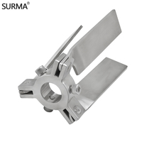SURMA Lame à palette pliante télescopique en acier inoxydable Spirale à trois lames IBC Tonnage Baril Turbine Agitateur Équipement de mélange