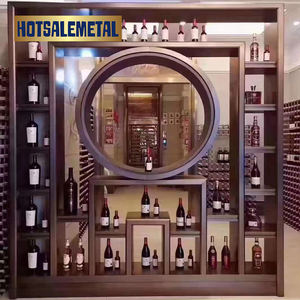 Hotsalemetal <b>Art</b> Deco Stainless Steel Dubai Room Dividing Partition <b>Wall</b> Red Rose Brushed Finish Retractable Multifunctional - Product Image 6