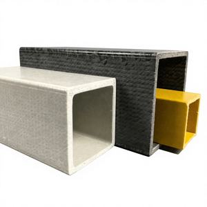 Прямые поставки с завода: Пультрудированные квадратные трубы из стекловолокна на заказ (различный диаметр) - Product Image 2