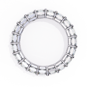 Elegant <b>Silver</b> Diamond <b>Band</b> <b>Ring</b> for Women Minimal Design Stylish Shiny Finish Daily Wear Jewelry Gift Choice - Product Image 3