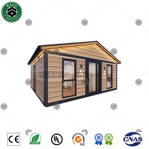 Casa Prefabricada Moderna con Revestimiento de Madera Ligera, Villa Modular Personalizable, Casa Contenedor Pequeña, Cabaña de Acero Ligero para Vivienda Familiar - Product Image 2