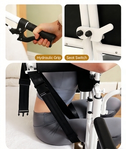 <span class=keywords><strong>Silla</strong></span> Elevadora Hidráulica Plegable Portátil Defeng para Transferencia <span class=keywords><strong>de</strong></span> <span class=keywords><strong>Pacientes</strong></span>, <span class=keywords><strong>Silla</strong></span> <span class=keywords><strong>de</strong></span> <span class=keywords><strong>Ruedas</strong></span> <span class=keywords><strong>de</strong></span> Enfermería para <span class=keywords><strong>Pacientes</strong></span> Médicos - Product Image 3