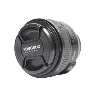 Vente YONGNUO 50mm objectif YN50mm F1.8 objectif de caméra objectifs d'ouverture pour Canon EOS DSLR 700D <span class=keywords><strong>750D</strong></span> 800D 5D Mark II IV 10D 1300D - Product Image 1