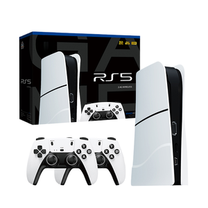 Console <span class=keywords><strong>de</strong></span> jeu rétro RS5 4K HD 3D TV avec manette sans fil, boîte TV Android S905Y2, prend en charge plus <span class=keywords><strong>de</strong></span> 30 000 <span class=keywords><strong>jeux</strong></span> pour enfants et adultes - Product Image 1