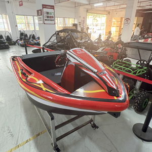 Perahu Kart Listrik Kupao Shark 15kW <span class=keywords><strong>Motor</strong></span> Bertenaga Tinggi Baterai Lithium 74V 110Ah Kecepatan Tinggi Aqua Kart Drift Air Dasbor Pintar - Product Image 4