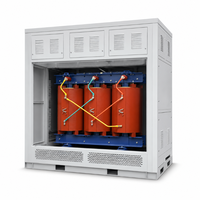 Transformateur sec triphasé 630 kVA 11 kV à faible bruit, bobinage cuivre/aluminium, résine coulée, pour usage industriel et centre de données