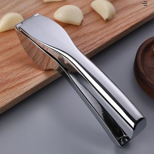 High Quality Stainless Steel Garlic Press Labor-Saving Rust-Proof Zinc Alloy Kitchen Gadget Manual Stainless Steel <b>Tools</b> Food - Product Image 6