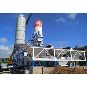 High Quality HZS50 batching plant concrete concrete batching plants spare parts second hand concrete batching plant For sale