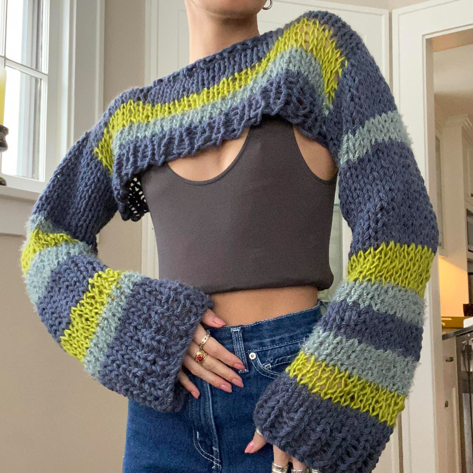 Shop Our Collection of Vintage 2000s Knitted Crochet Sweaters
