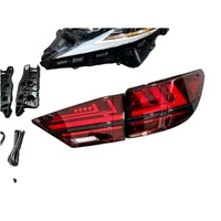 Pare-chocs avant de style LS modifié, phares LED, feux arrière compatibles avec Lexus ES200 ES250 ES300H ES350 2012-2017